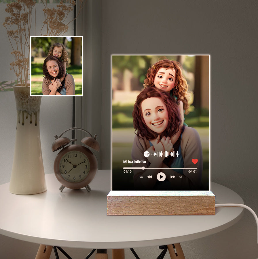 Placa "Caricatura" Spotify