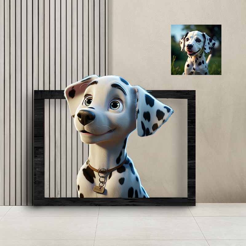 Cuadro estilo Caricatura mascota