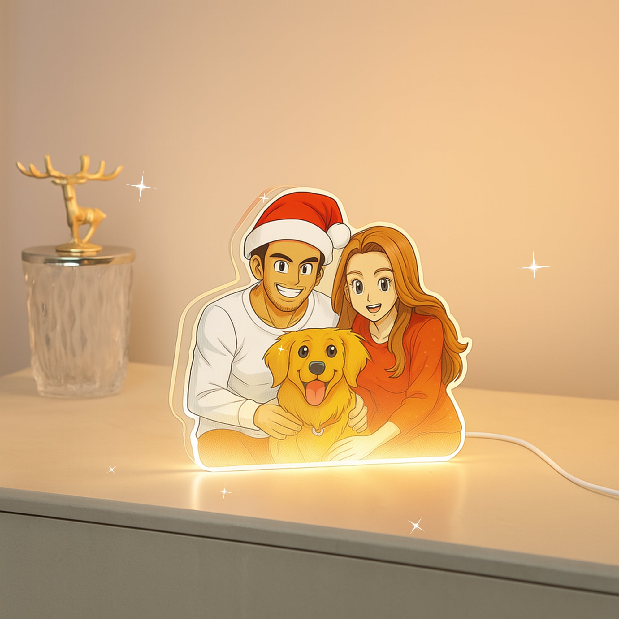 Lámpara DRAGONBALL Personalizada para Navidad