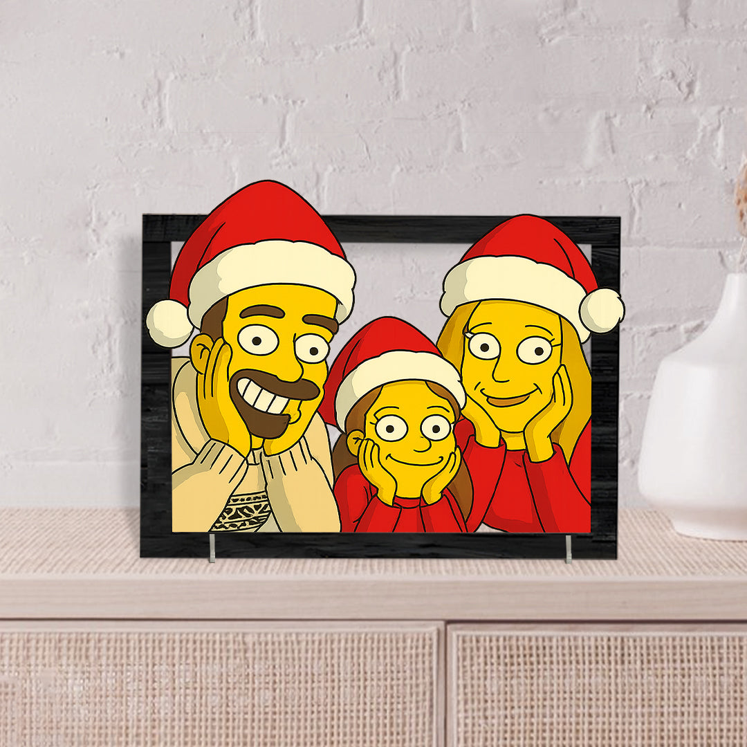 Cuadro dibujos animados LOS SIMPSON para Navidad