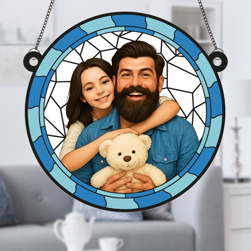 Atrapasol estilo CARICATURA para Papá