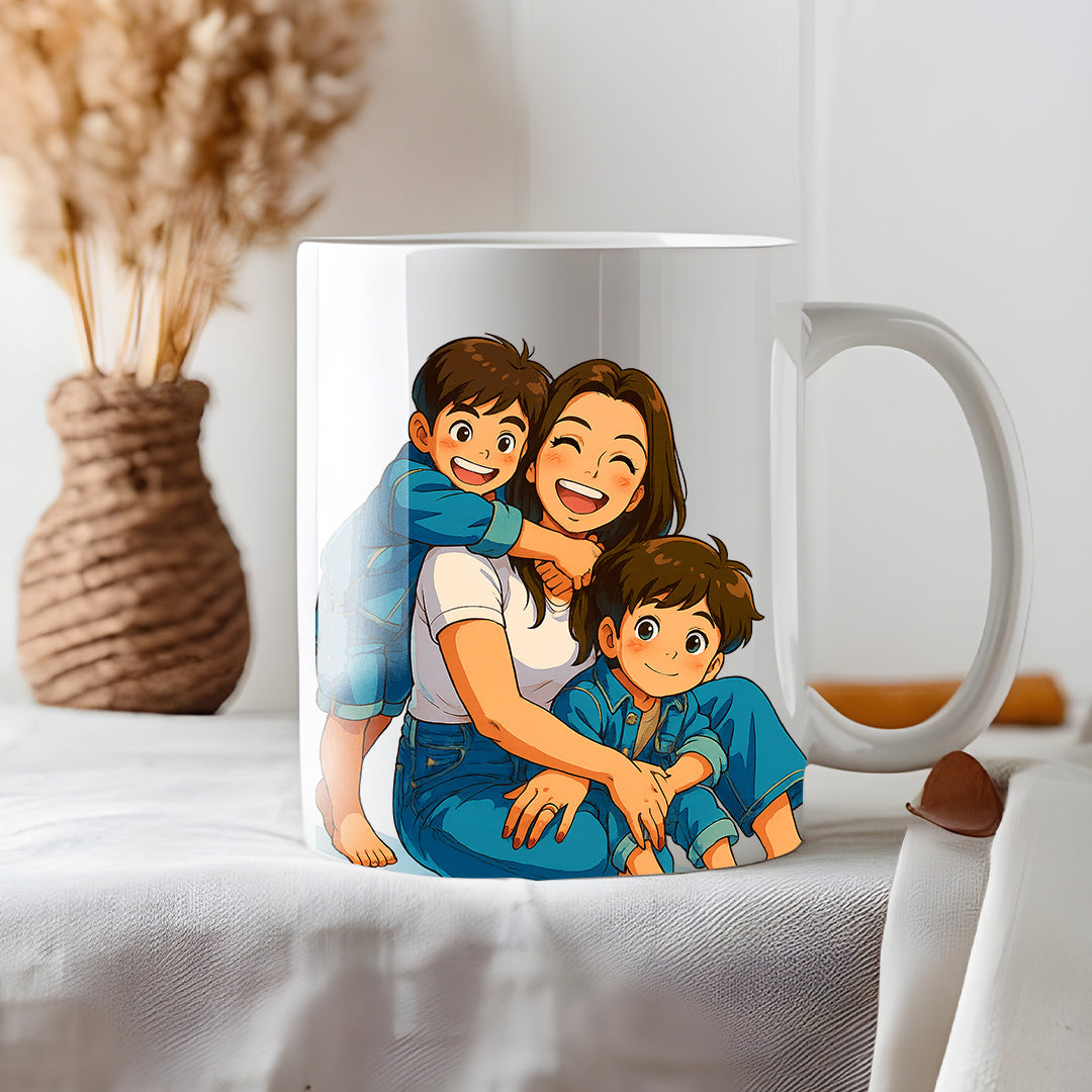 Taza estilo GHIBLI para Mamá