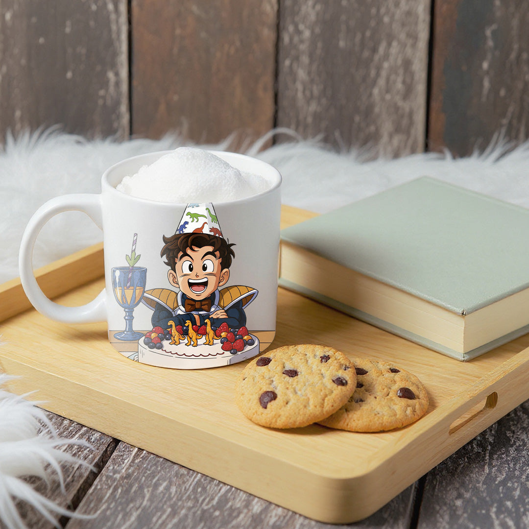 Taza estilo DRAGONBALL para Cumpleaños