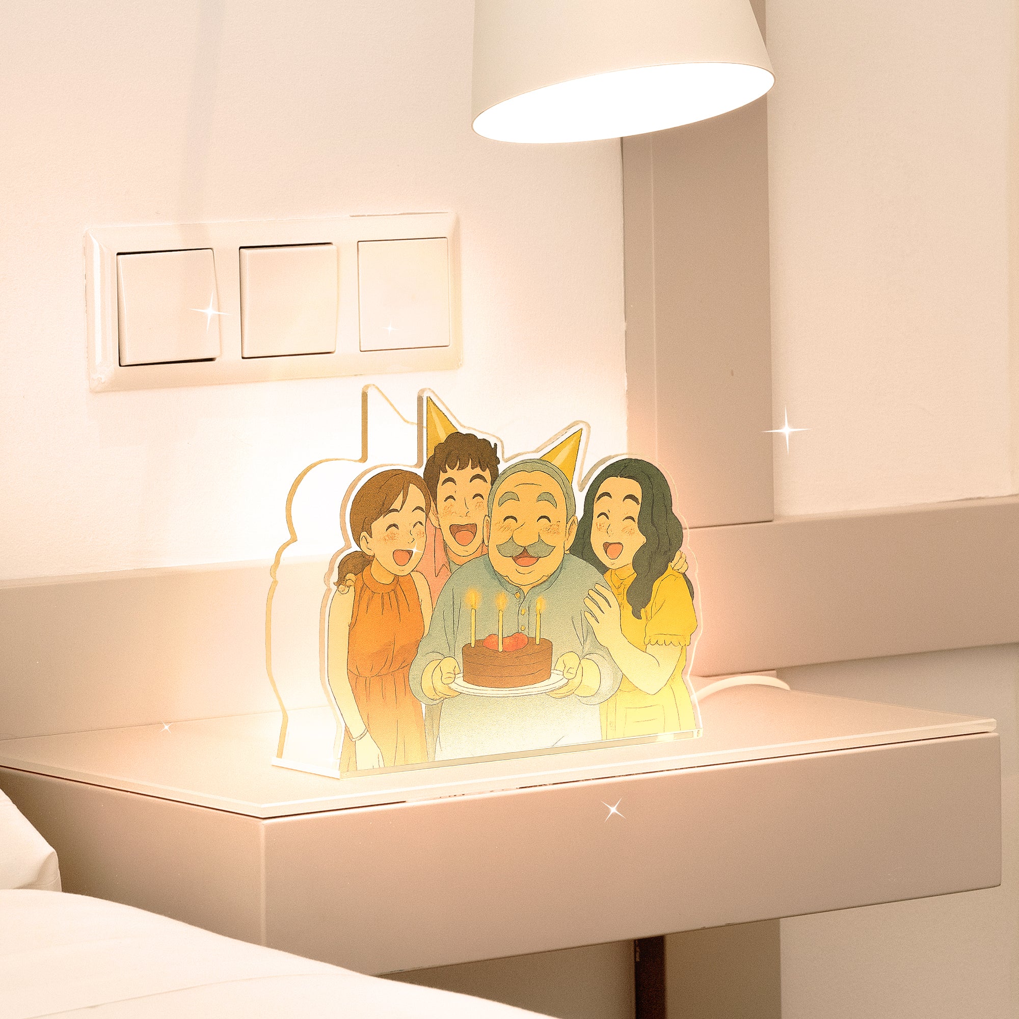 Lámpara GHIBLI Personalizada para Cumpleaños