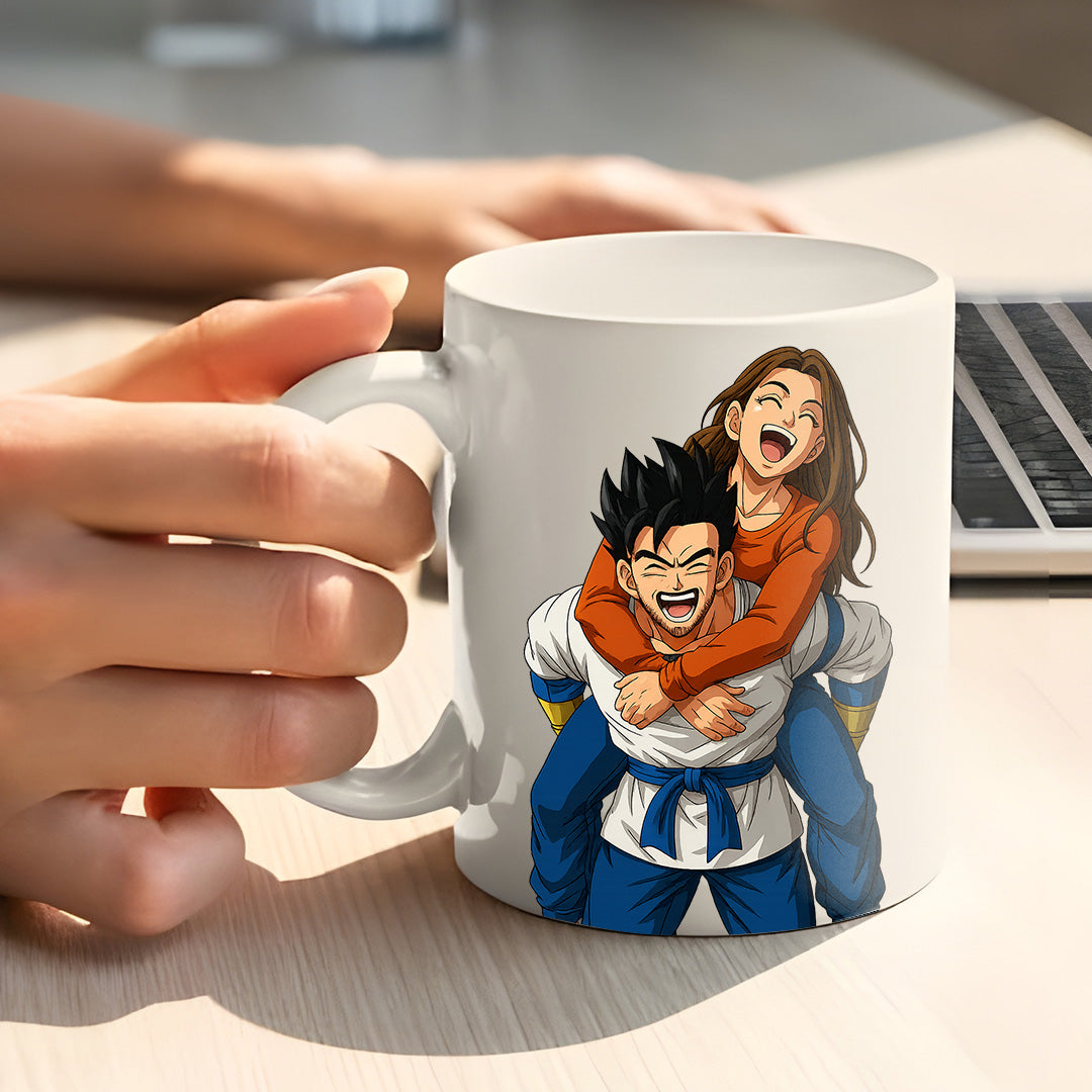 Taza estilo DRAGONBALL para Aniversario