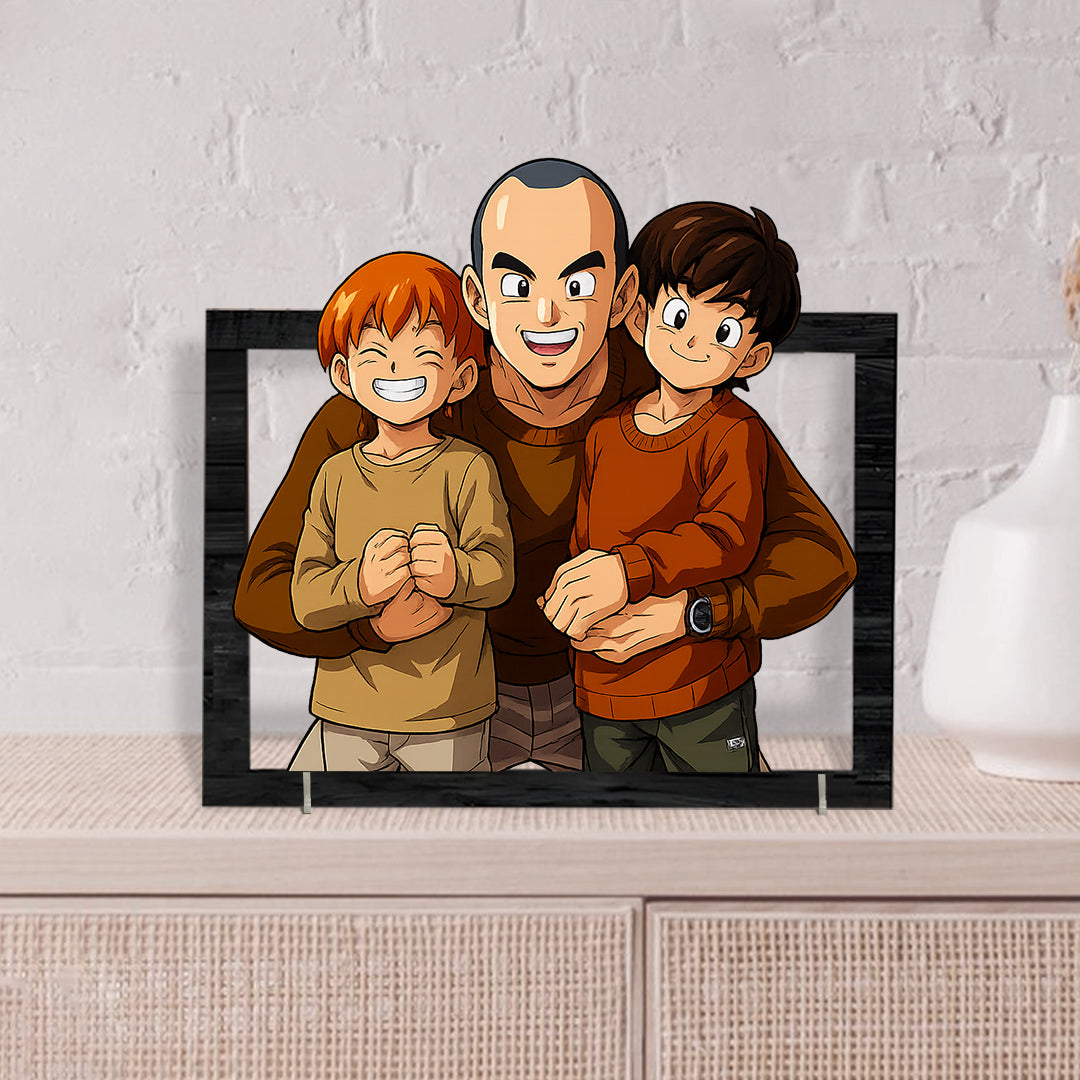 Cuadro dibujos animados DRAGONBALL para Papá