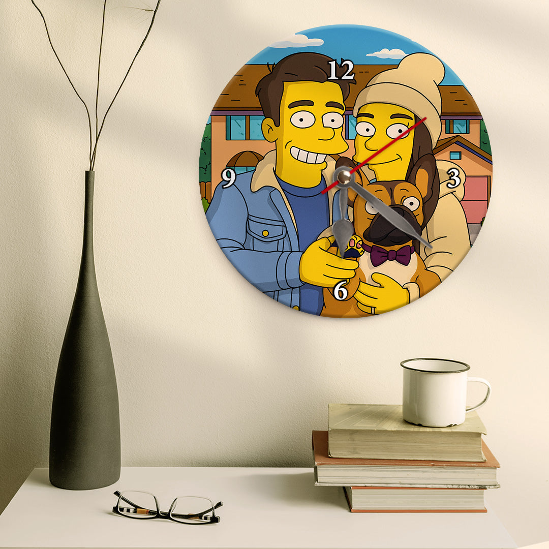 Reloj estilo LOS SIMPSON para Mascotas