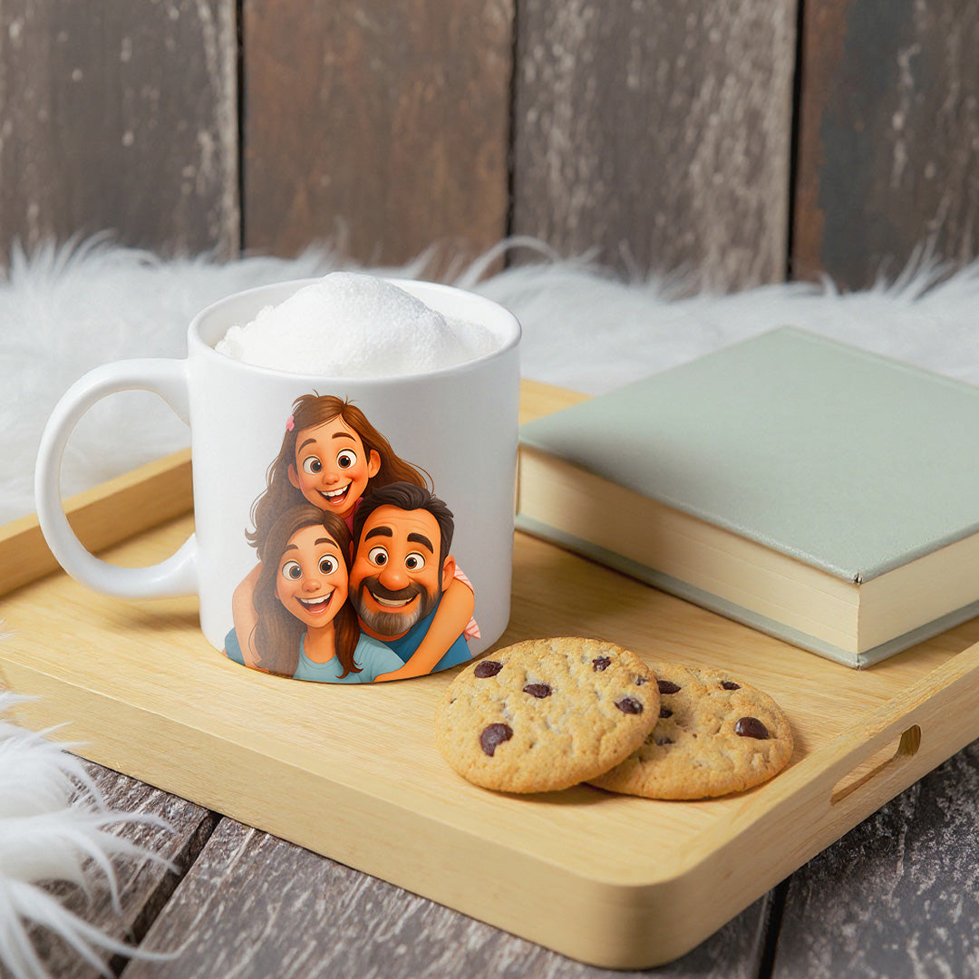 Taza estilo CARICATURA para Papá