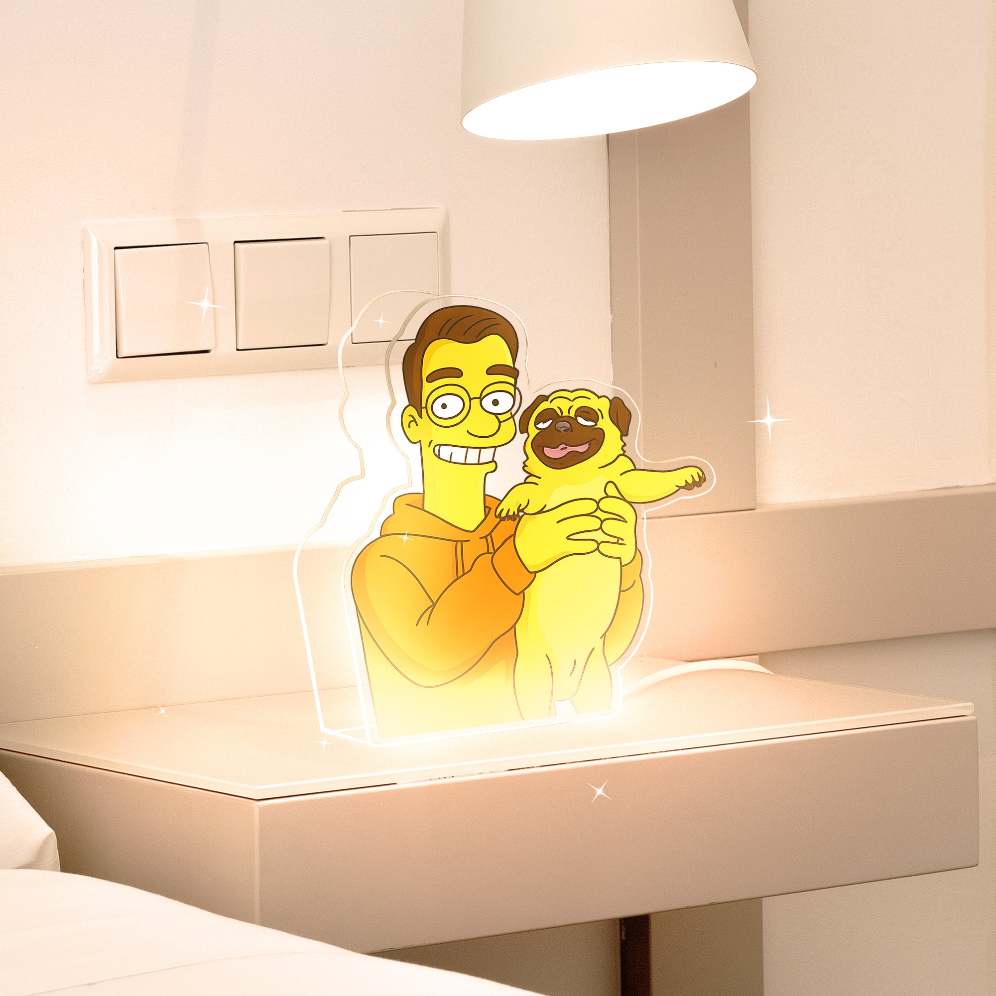 Lámpara LOS SIMPSON Personalizada para Mascotas