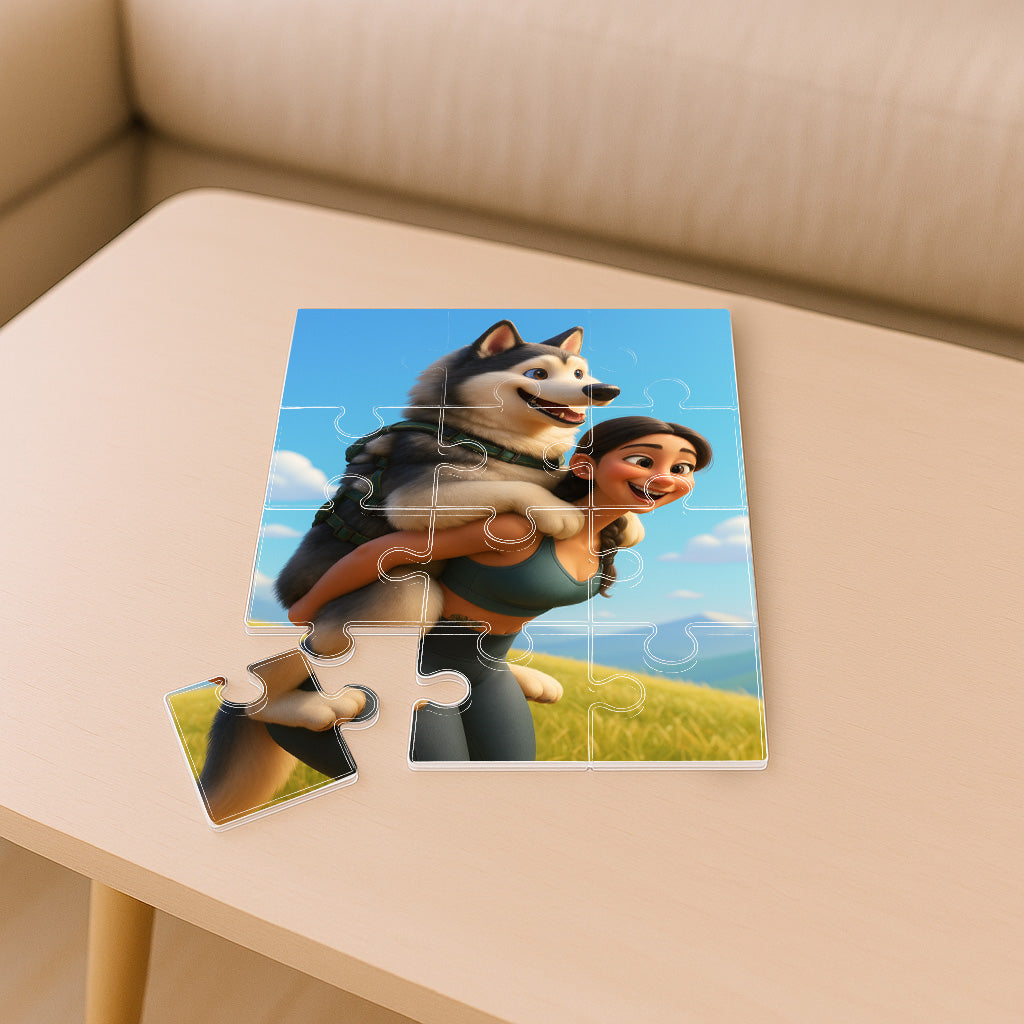 Puzzle estilo CARICATURA para Mascotas