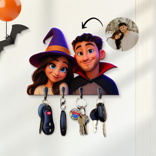 Portallaves estilo CARICATURA para Halloween