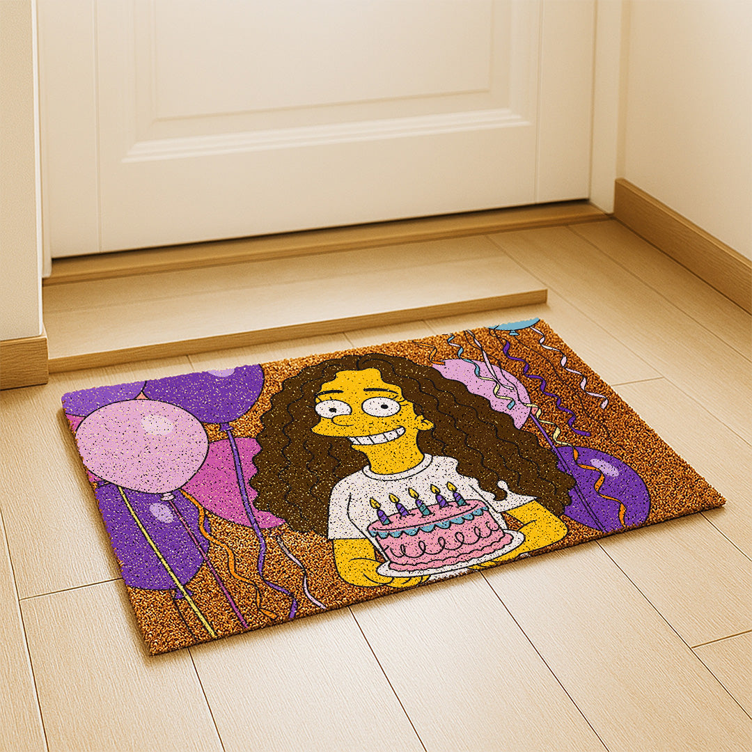 Felpudos estilo LOS SIMPSON para Cumpleaños