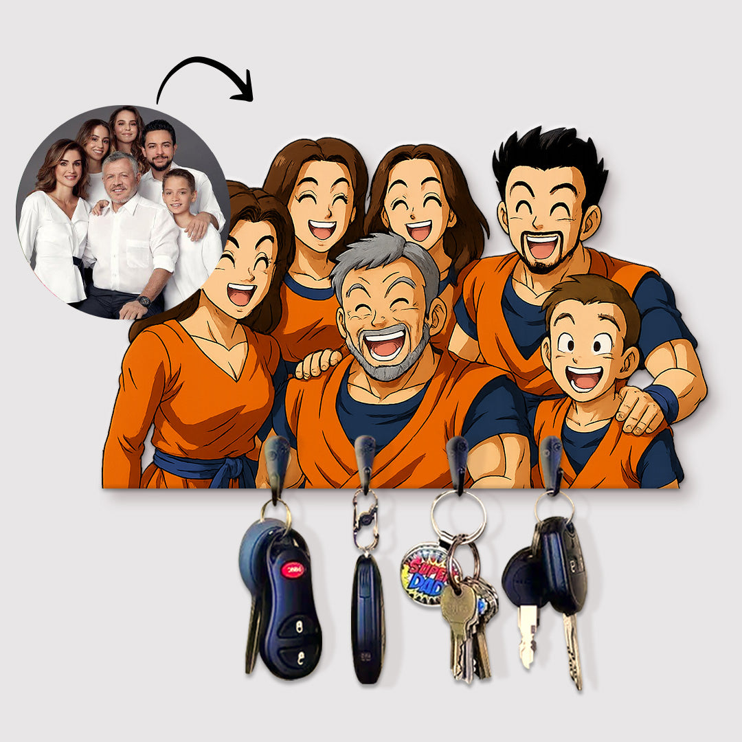 Portallaves estilo DRAGONBALL para Papá