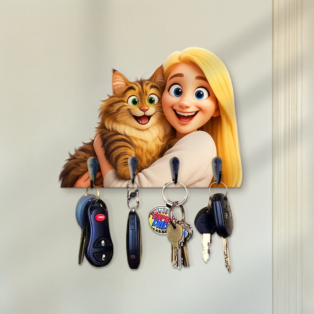 Portallaves estilo CARICATURA para Mascotas