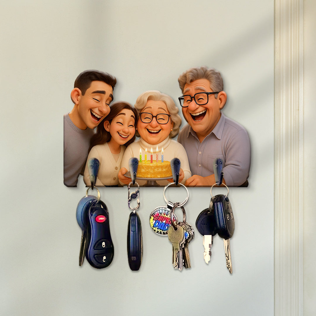 Portallaves estilo GHIBLI para Cumpleaños