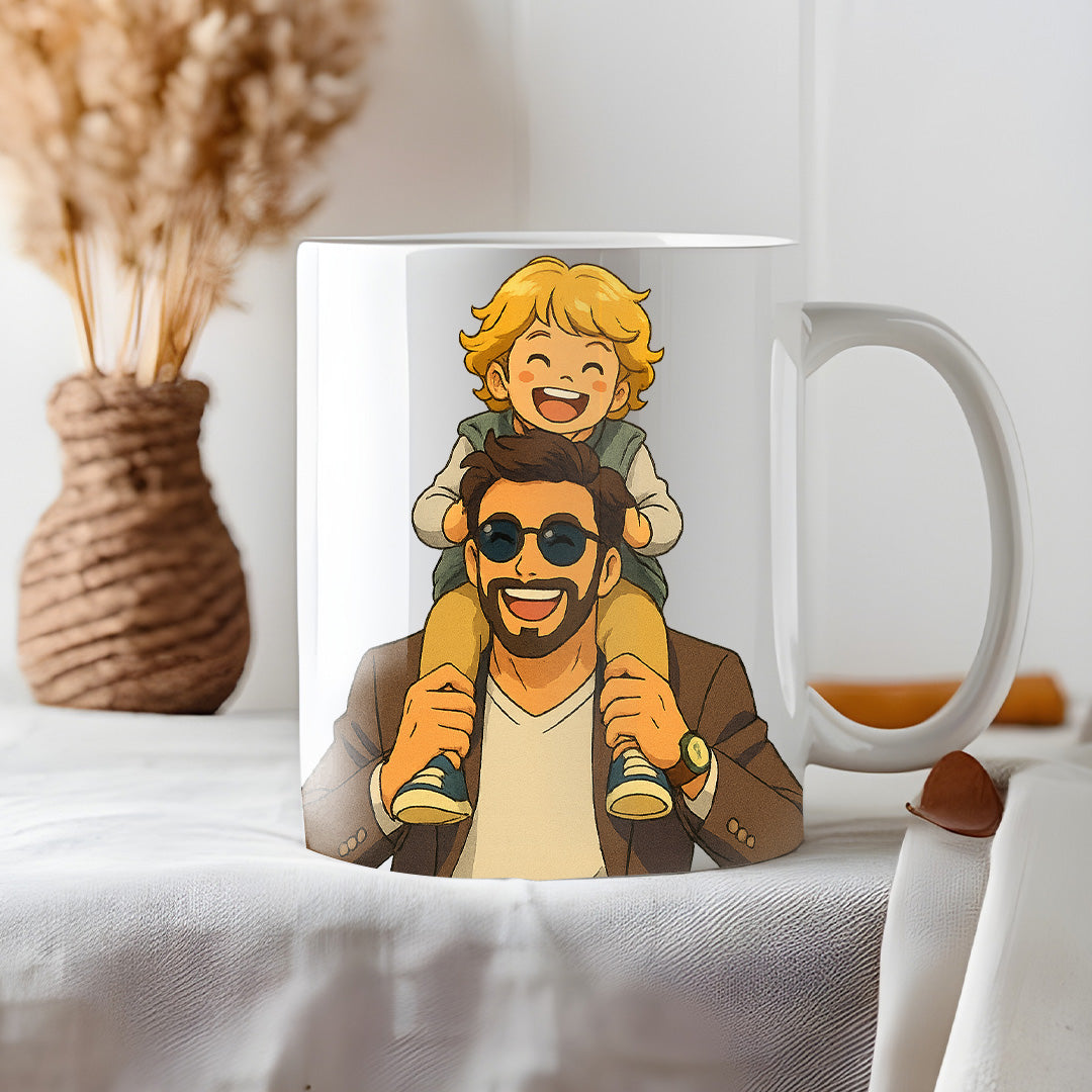 Taza estilo GHIBLI para Papá