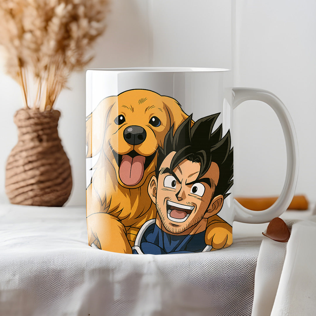Taza estilo DRAGONBALL para Mascotas