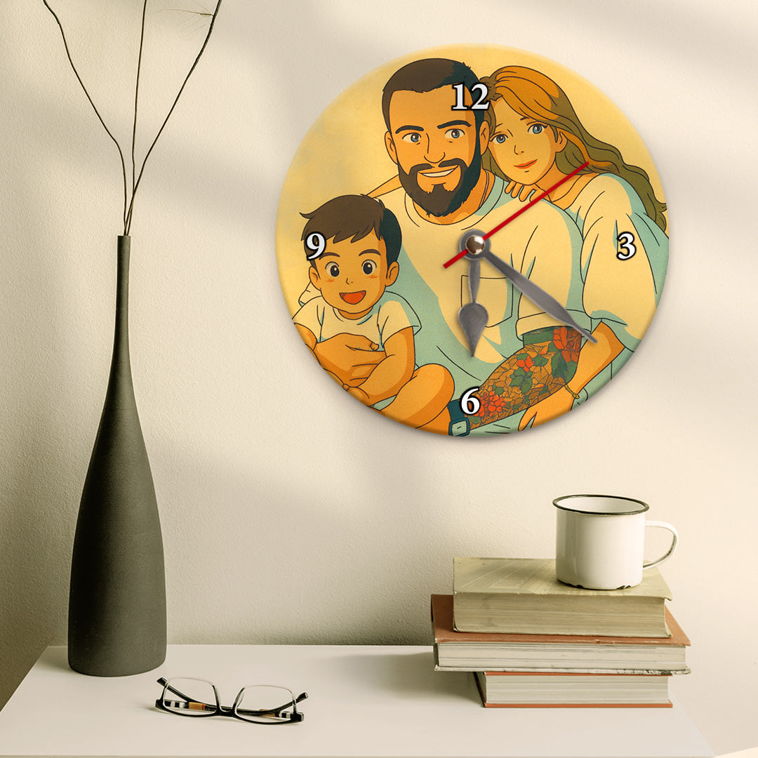 Reloj estilo GHIBLI para Papá