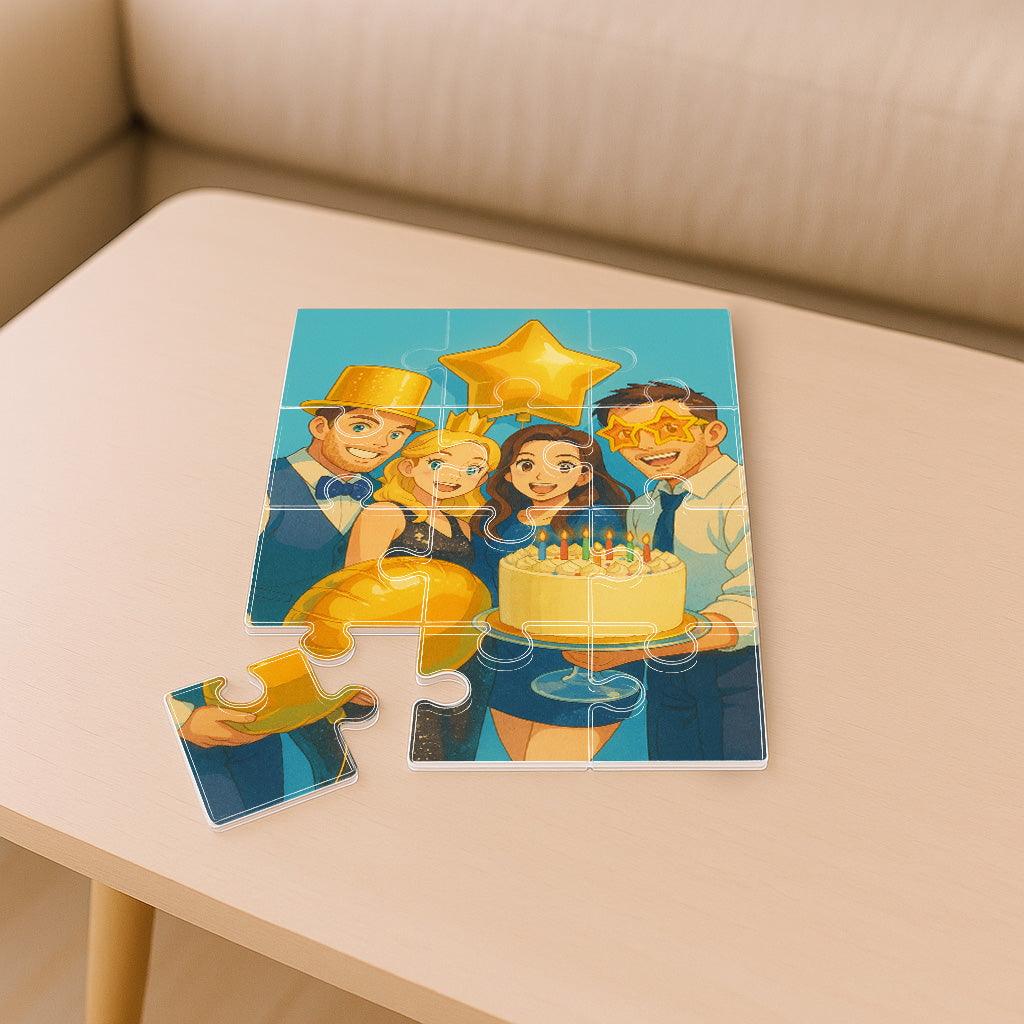 Puzzle estilo GHIBLI para Cumpleaños