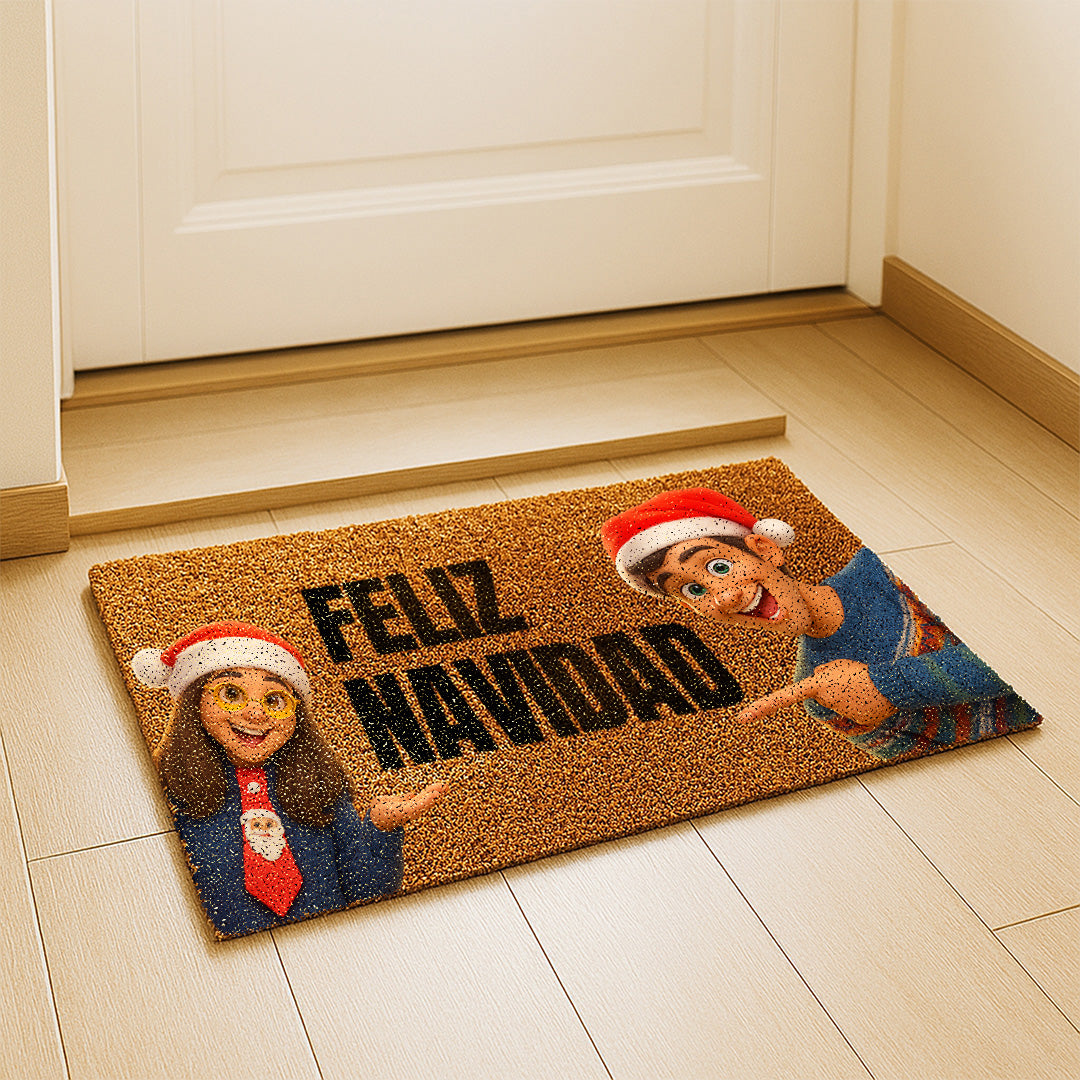 Felpudos estilo CARICATURA para Navidad