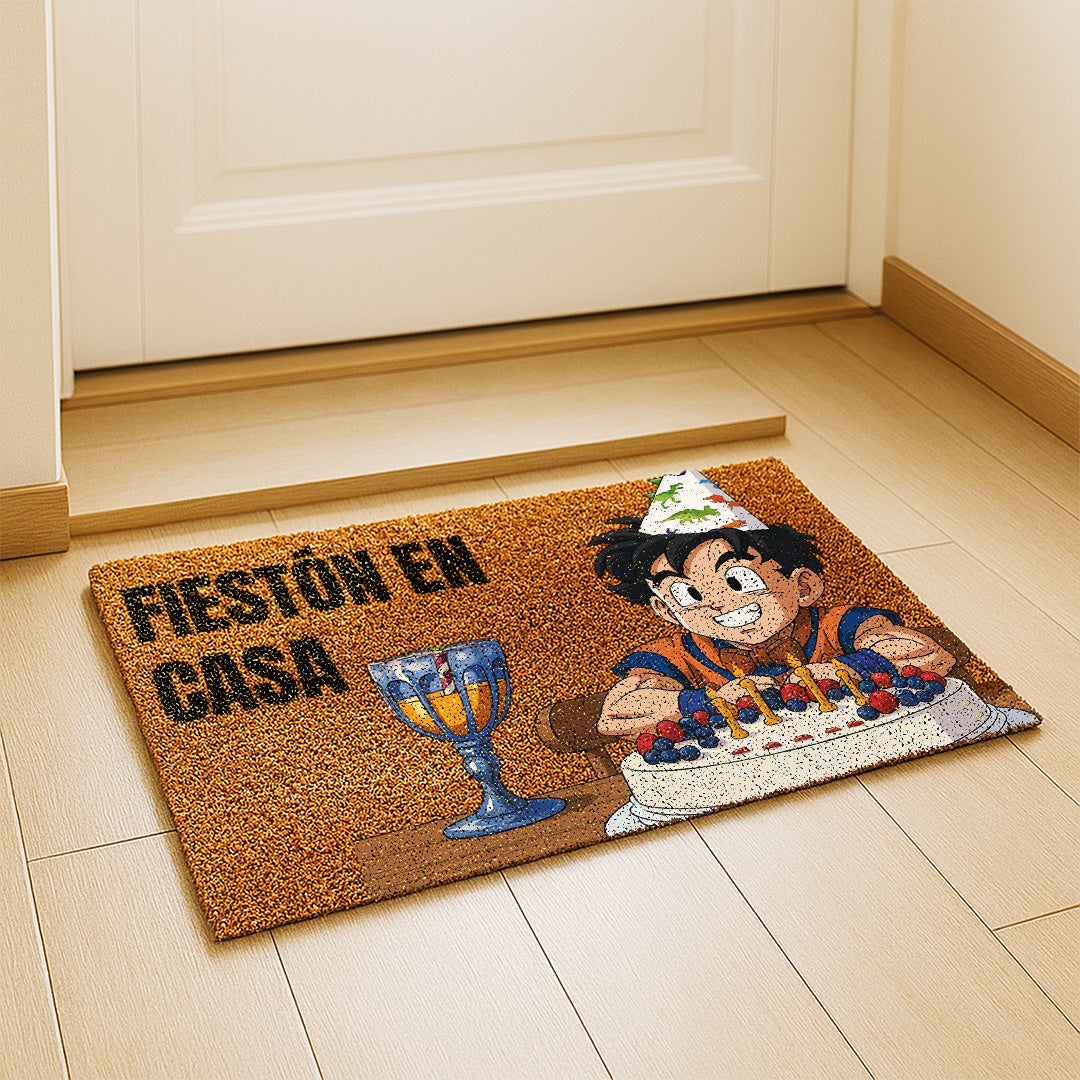 Felpudos estilo DRAGONBALL para Cumpleaños