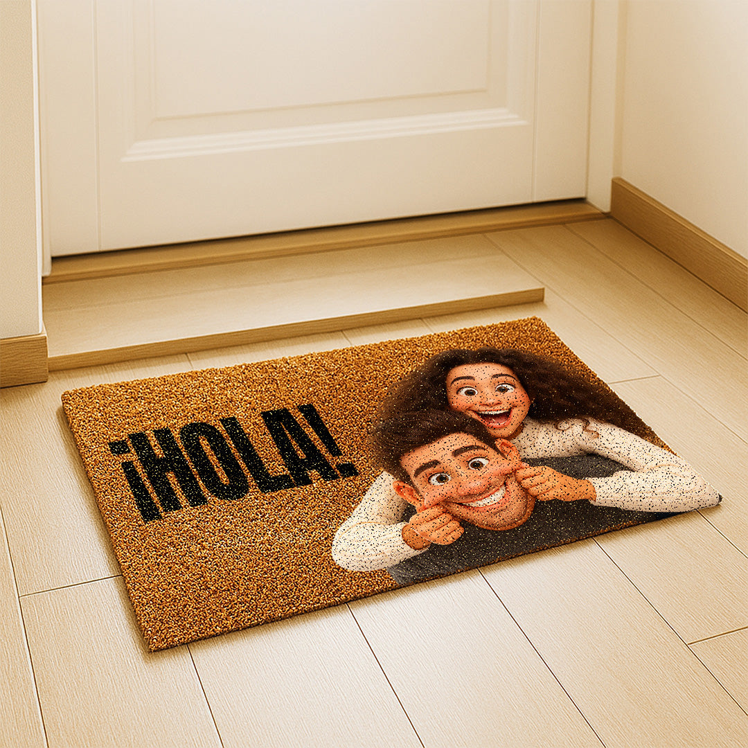 Felpudos estilo CARICATURA para Aniversario