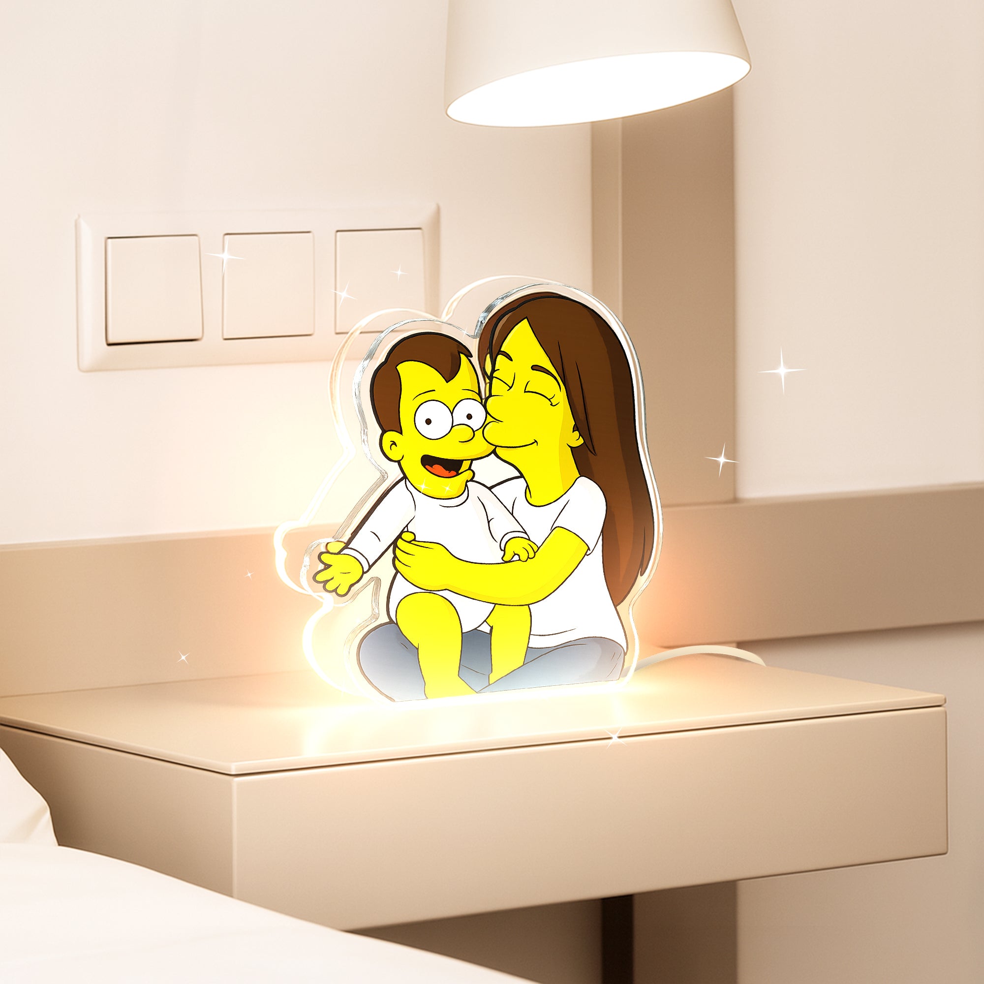 Lámpara LOS SIMPSON Personalizada para Mamá