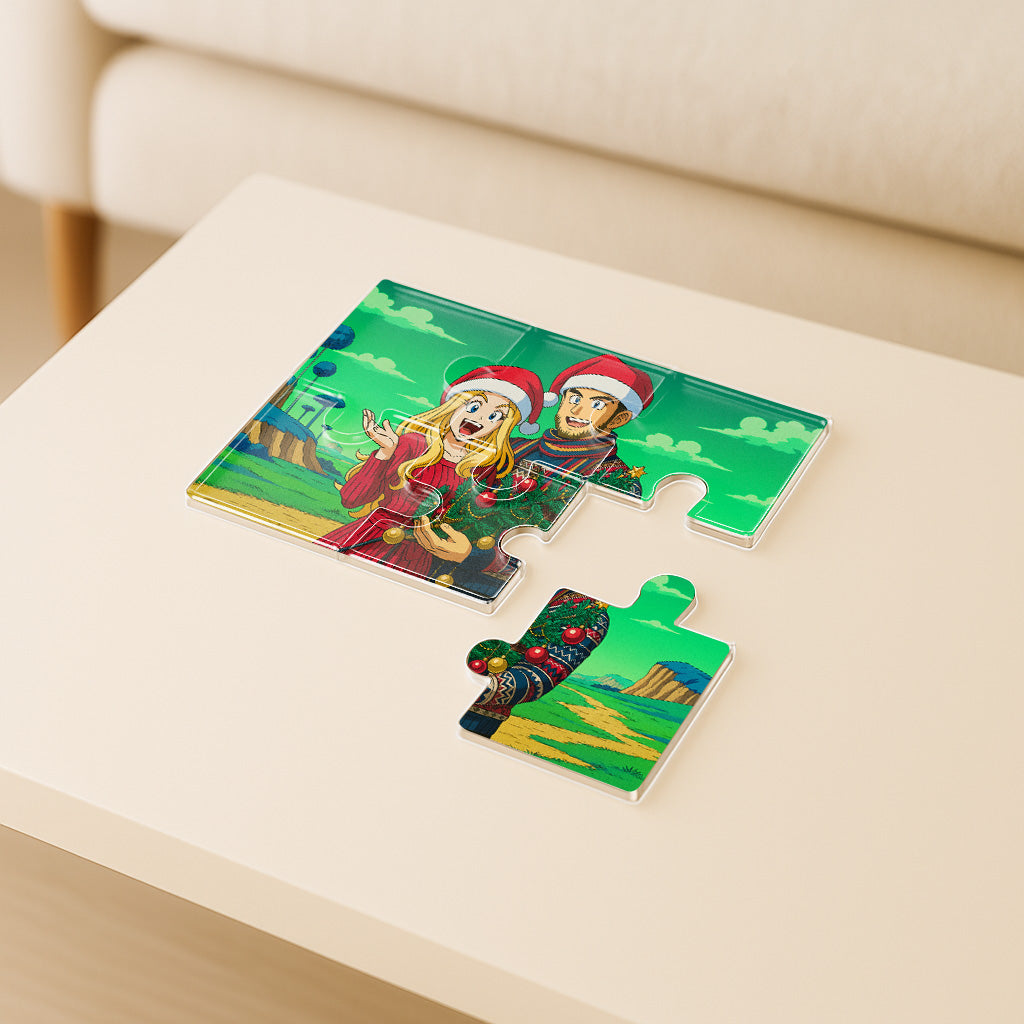 Puzzle estilo DRAGONBALL para Navidad