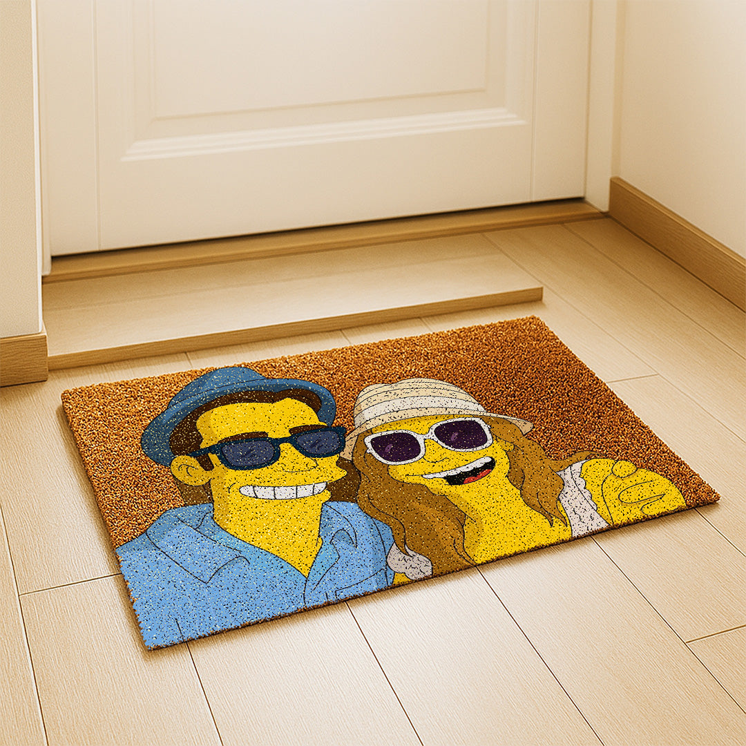 Felpudos estilo LOS SIMPSON para Aniversario