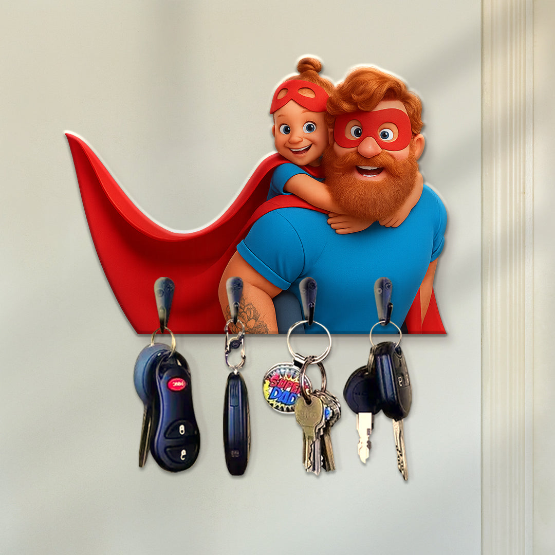 Portallaves estilo CARICATURA para Papá