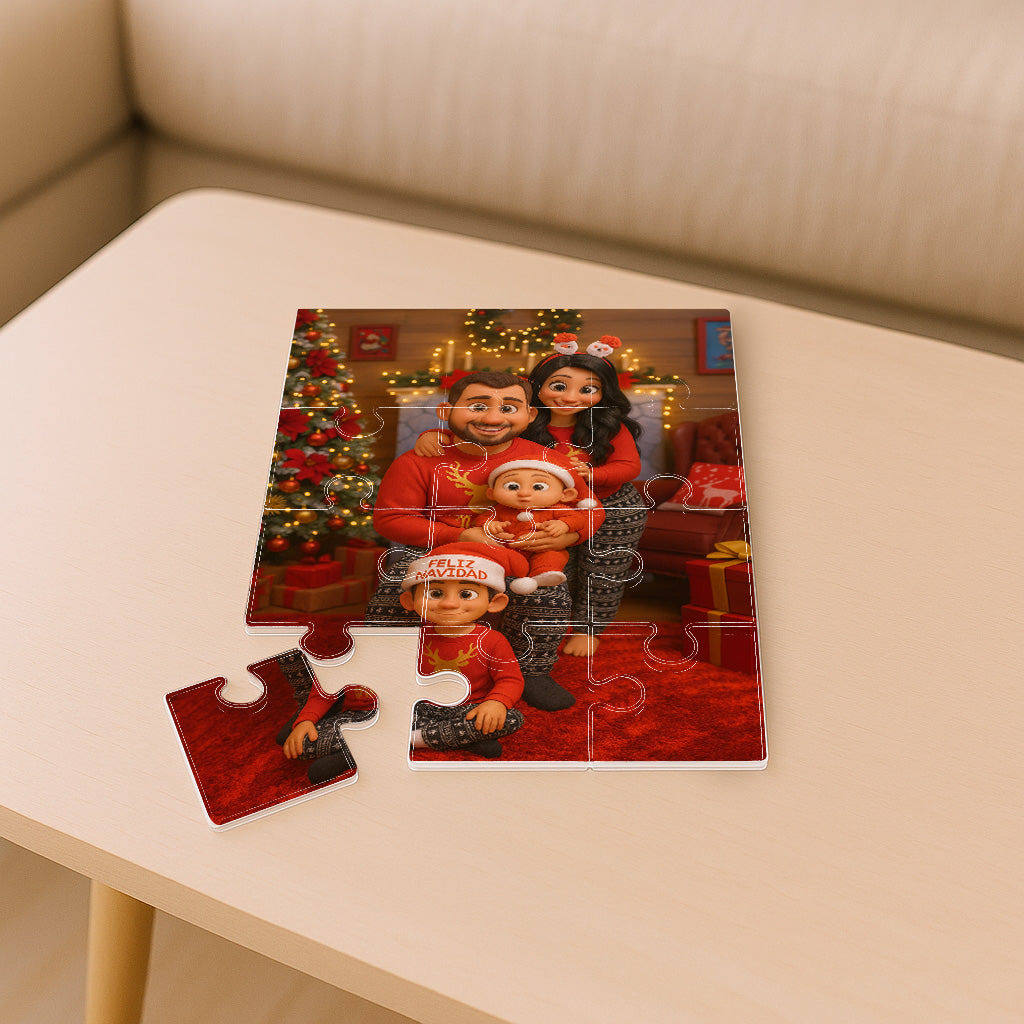 Puzzle estilo CARICATURA para Navidad