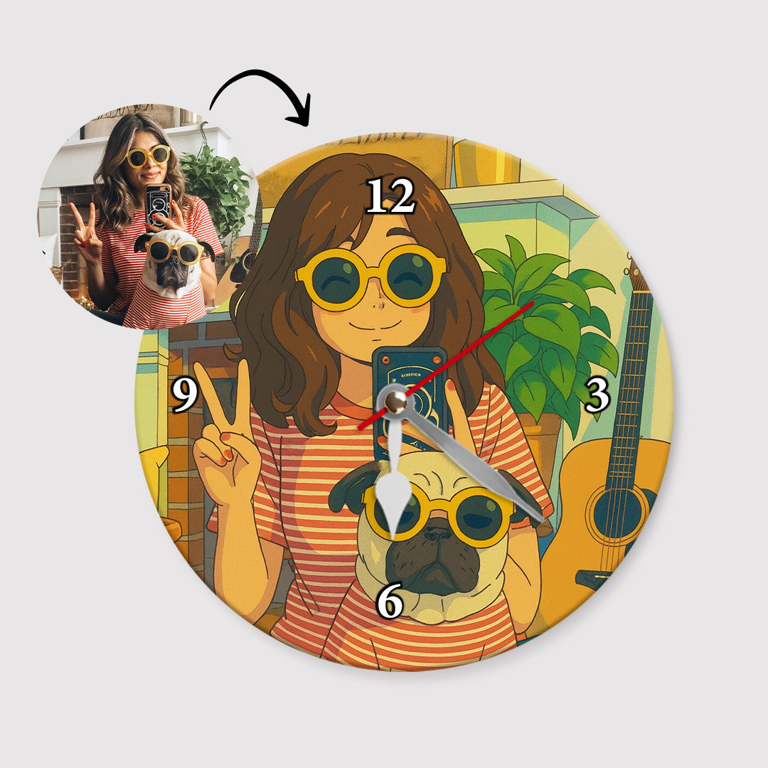 Reloj estilo GHIBLI para Mascotas