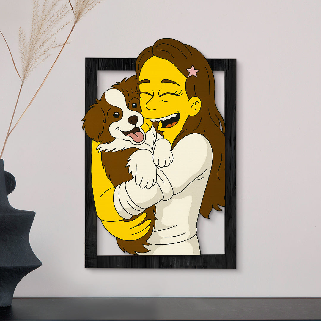 Cuadro dibujos animados LOS SIMPSON para Mascotas