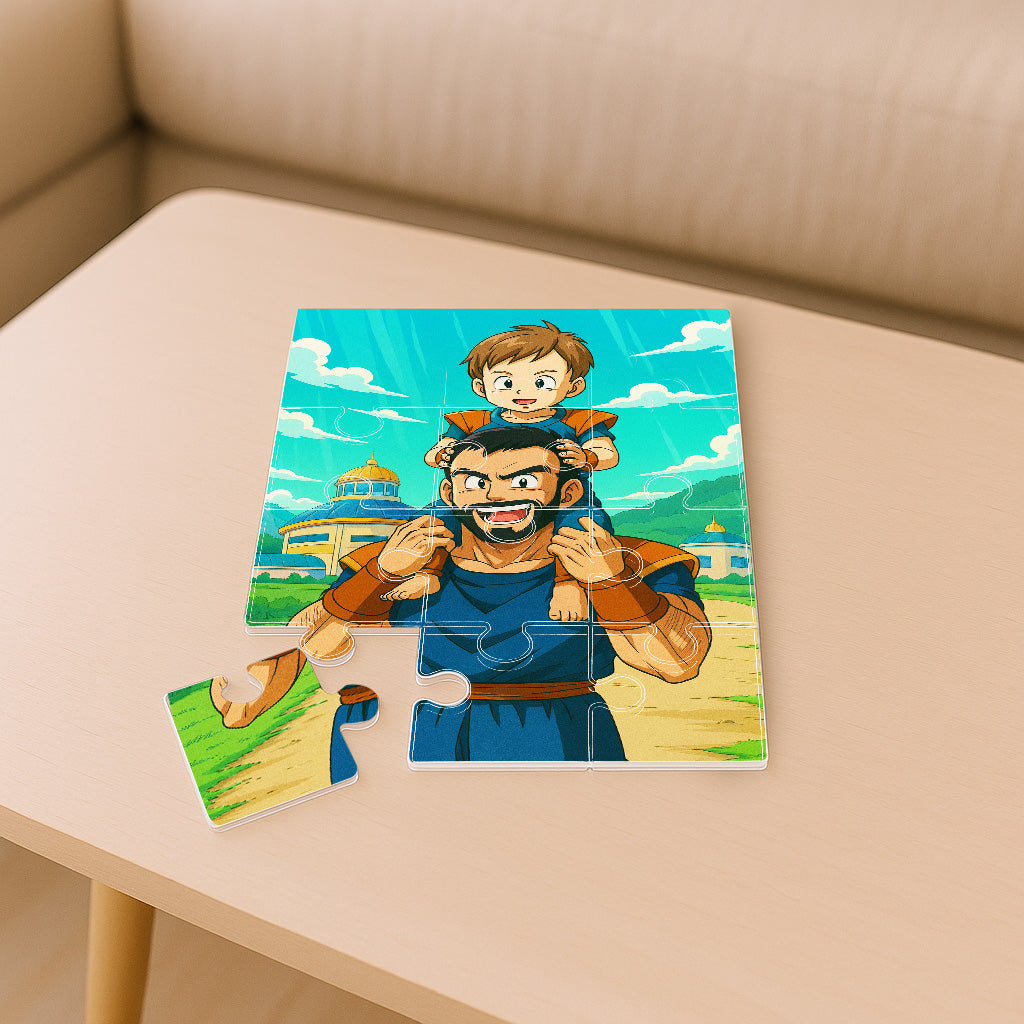 Puzzle estilo DRAGONBALL para Papá