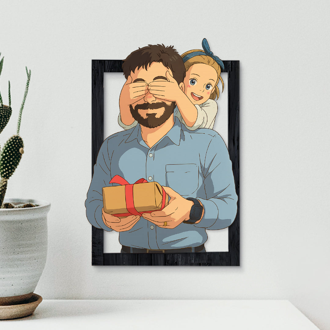 Cuadro dibujos animados GHIBLI para Papá