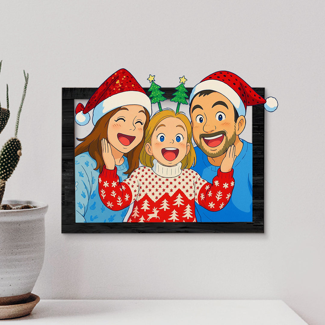 Cuadro dibujos animados GHIBLI para Navidad