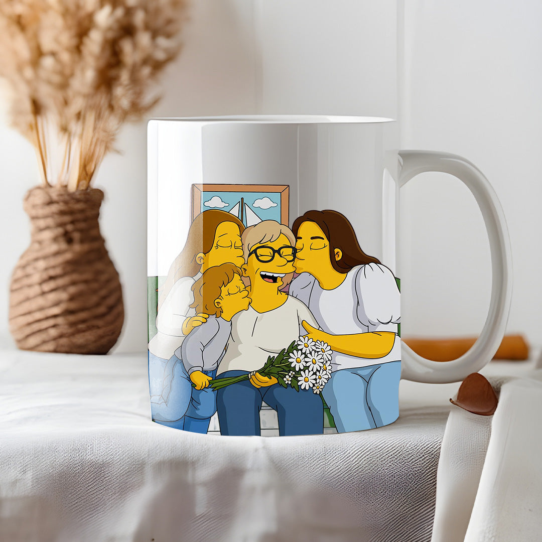 Taza estilo LOS SIMPSON para Mamá