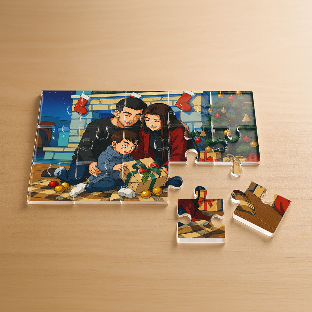 Puzzle estilo DRAGONBALL para Navidad