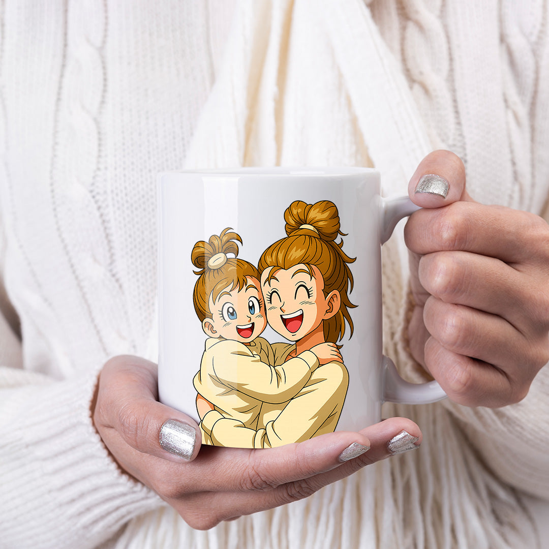 Taza estilo DRAGONBALL para Mamá