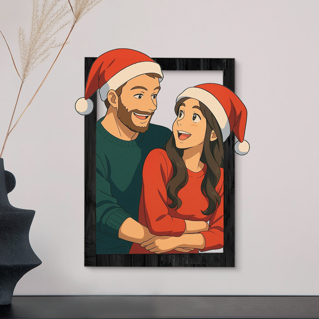 Cuadro dibujos animados GHIBLI para Navidad