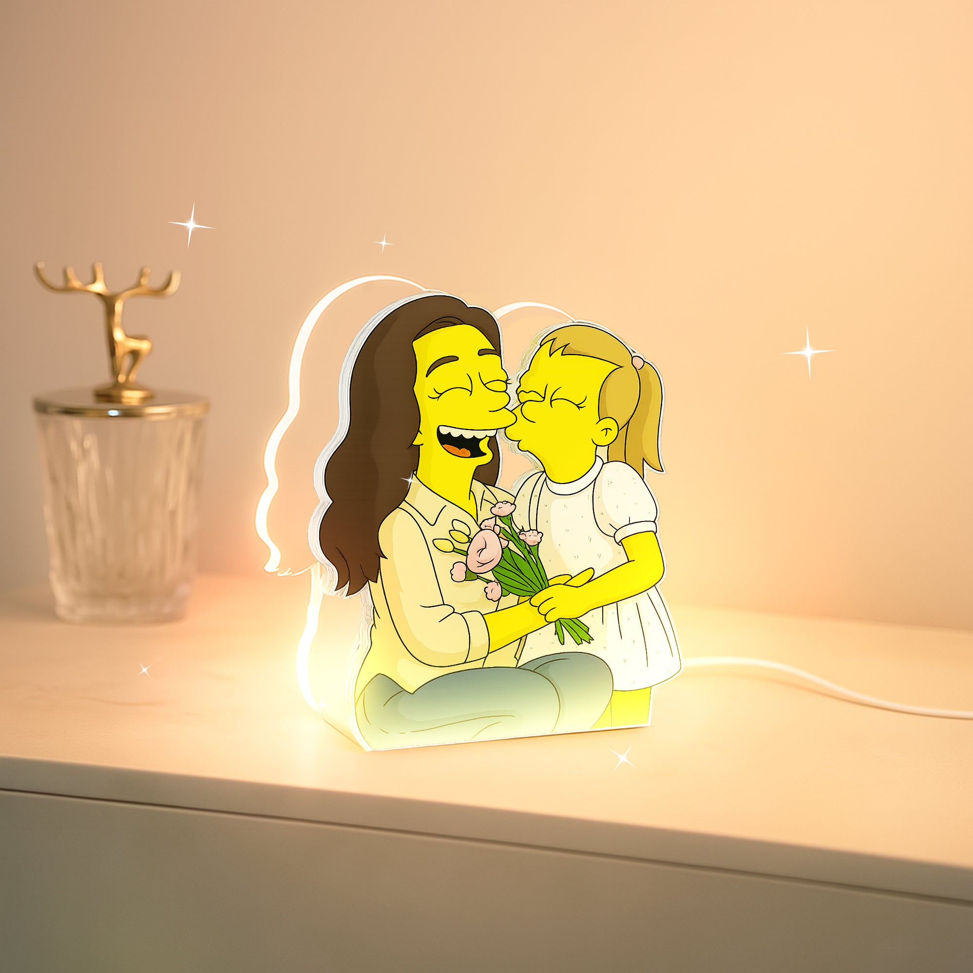 Lámpara LOS SIMPSON Personalizada para Mamá