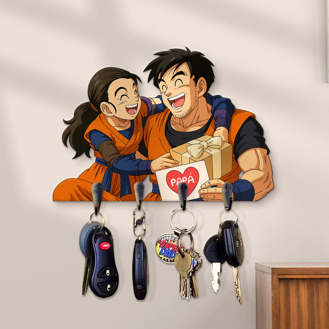 Portallaves estilo DRAGONBALL para Papá