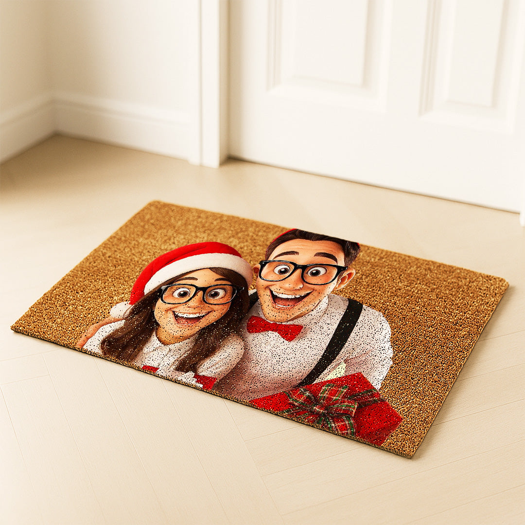 Felpudos estilo CARICATURA para Navidad