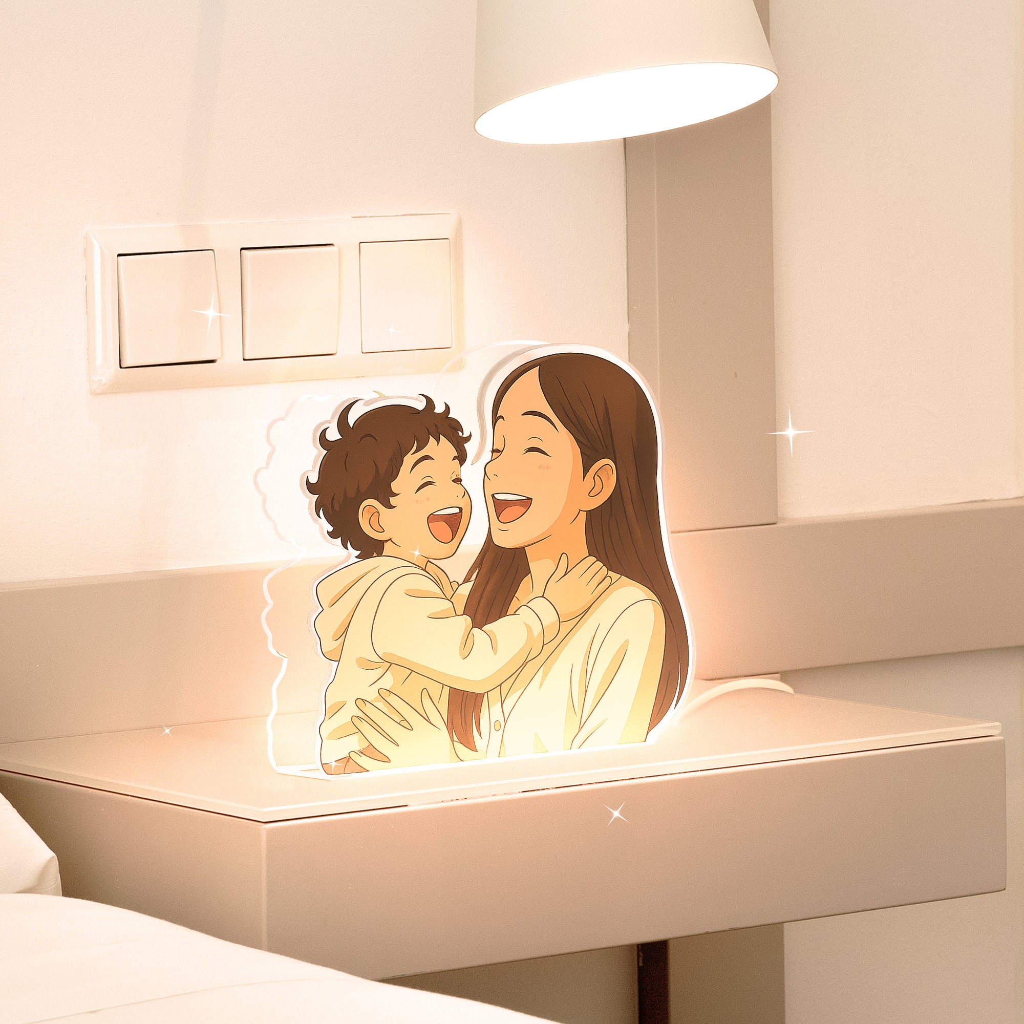 Lámpara GHIBLI Personalizada para Mamá