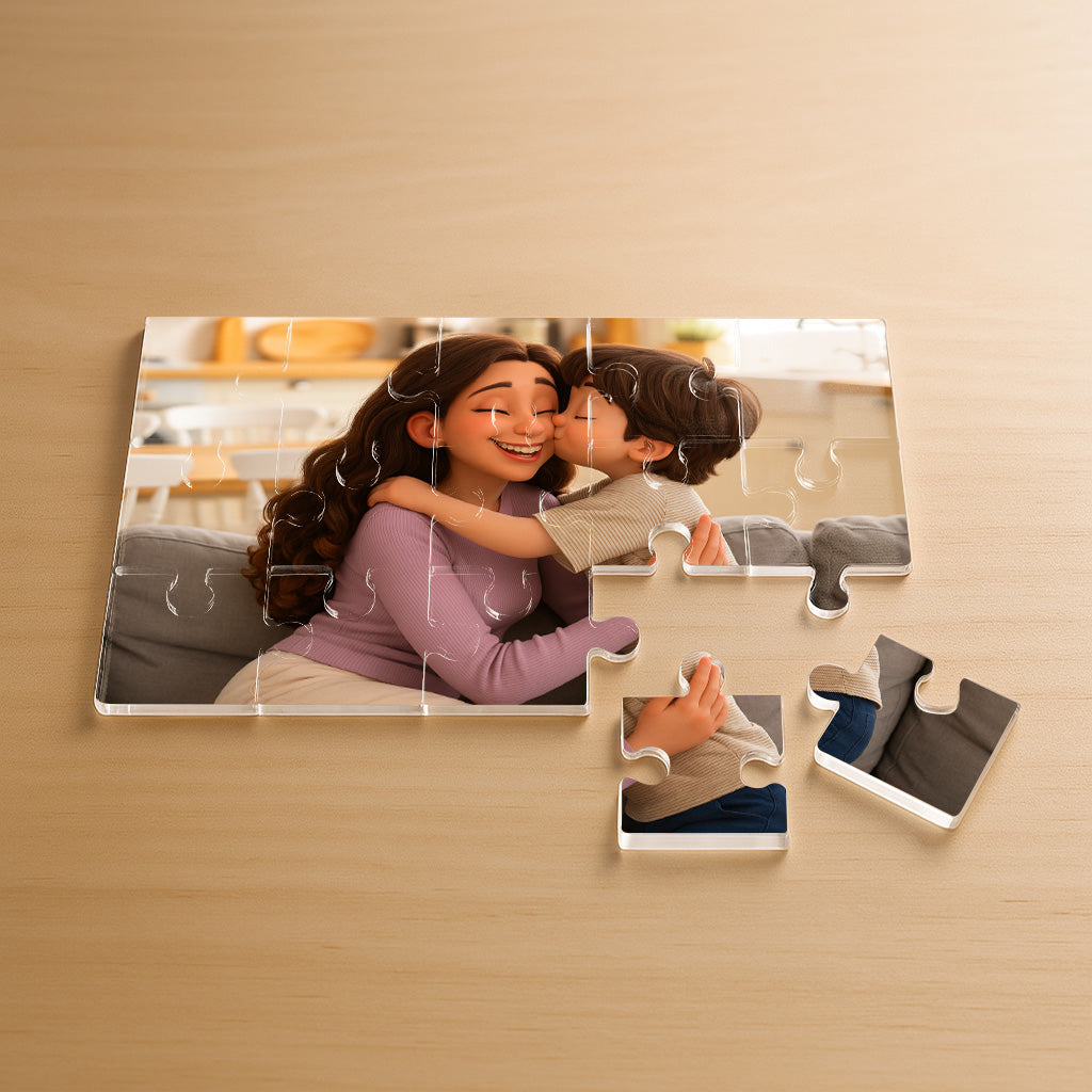 Puzzle estilo CARICATURA para Mamá