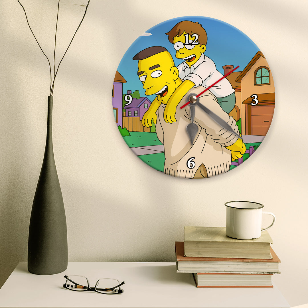 Reloj estilo LOS SIMPSON para Papá