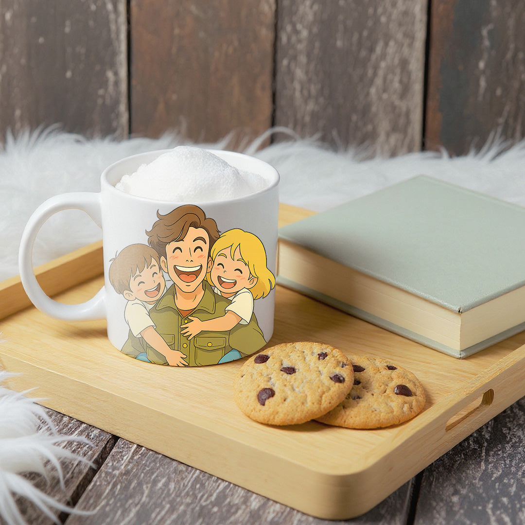 Taza estilo GHIBLI para Papá