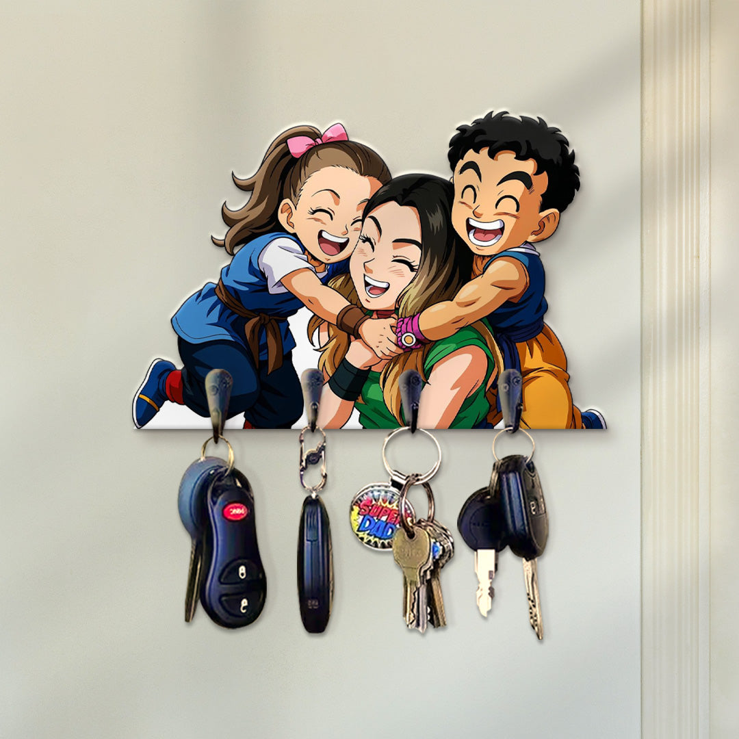 Portallaves estilo DRAGONBALL para Mamá