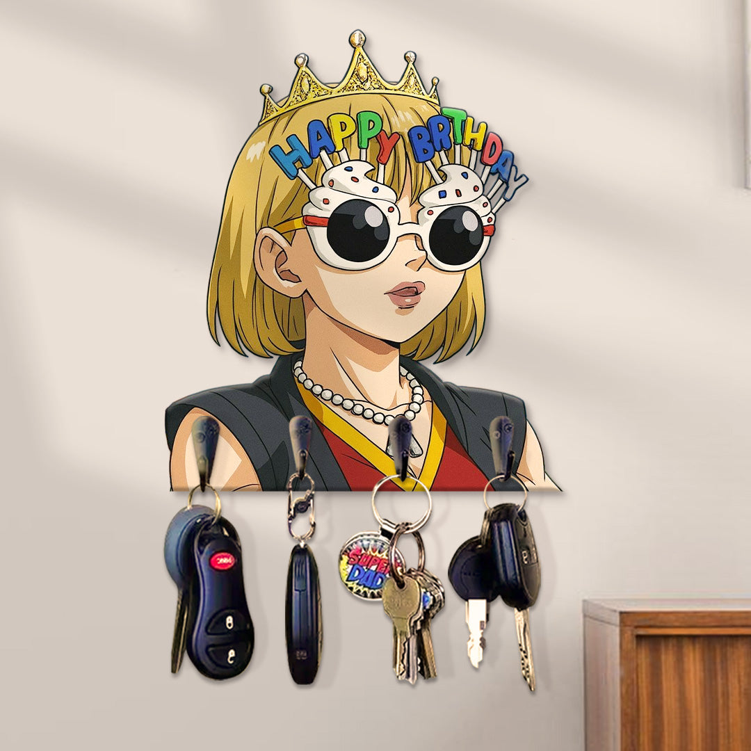 Portallaves estilo DRAGONBALL para Cumpleaños