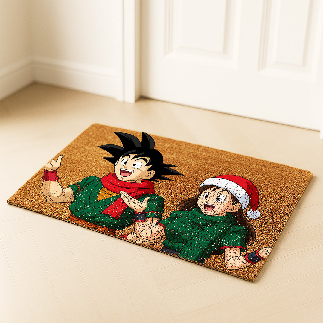 Felpudos estilo DRAGONBALL para Navidad